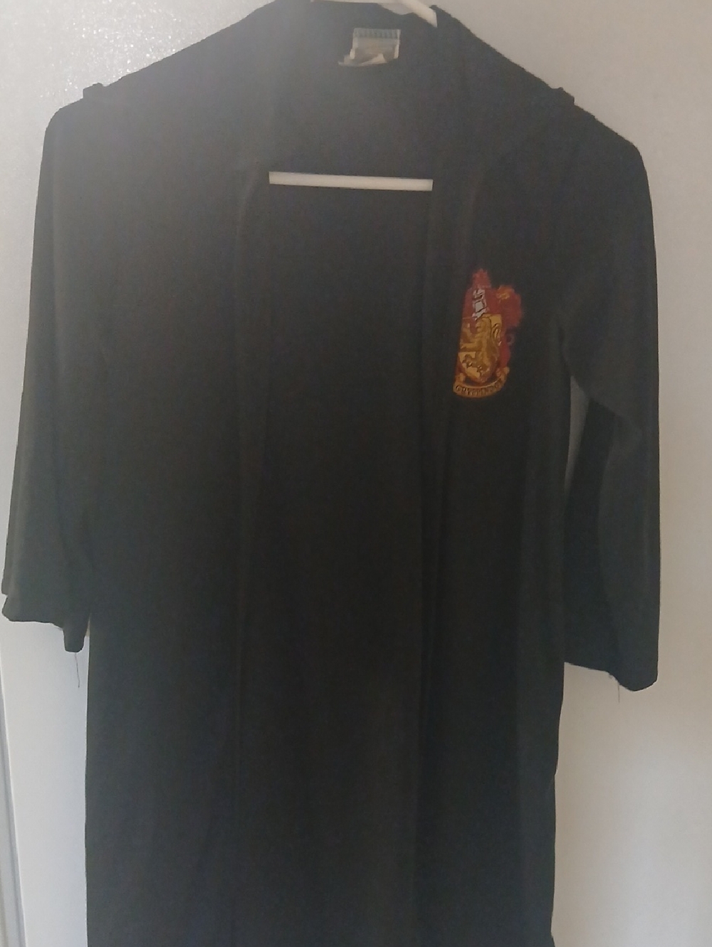 Warner Bros. Harry Potter Tagged Black Robe with Gold Logo